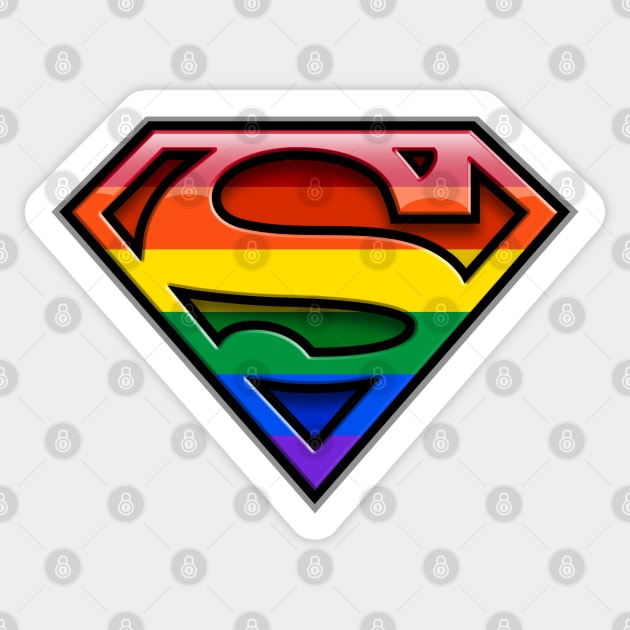 LGBTQ IS SUPER! Sticker by LILNAYSHUNZ